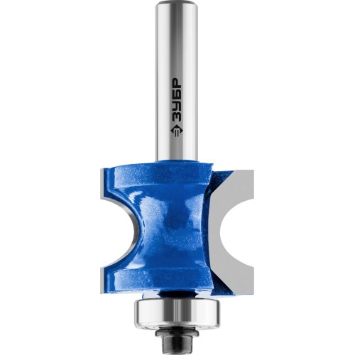 ЗУБР 28.6 x 19 мм, радиус 6.3 мм, фреза полустержневая с подшипником, Профессионал (28722-28.6)