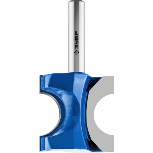 ЗУБР 28.6 x 25 мм, радиус 6.3 мм, фреза полустержневая, Профессионал (28723-28.6)