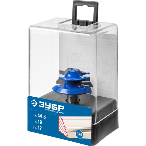 ЗУБР 44.5 x 21 мм, фреза кромочная для углового сращивания, Профессионал (28724-44.5)