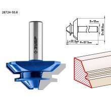 ЗУБР 50.8 x 22 мм, фреза кромочная для углового сращивания, Профессионал (28724-50.8)