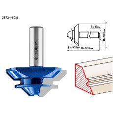 ЗУБР 50.8 x 22 мм, фреза кромочная для углового сращивания, Профессионал (28724-50.8)