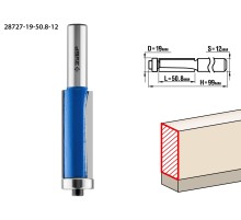 ЗУБР 19 x 50.8 мм, хвостовик 12 мм, фреза кромочная с нижним подшипником, Профессионал (28727-19-50.8-12)