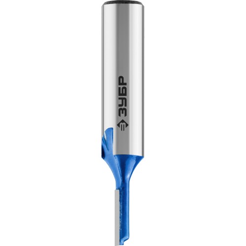 ЗУБР 3 x 10 мм, хвостовик 8 мм, фреза пазовая прямая, Профессионал (28753-3-10)