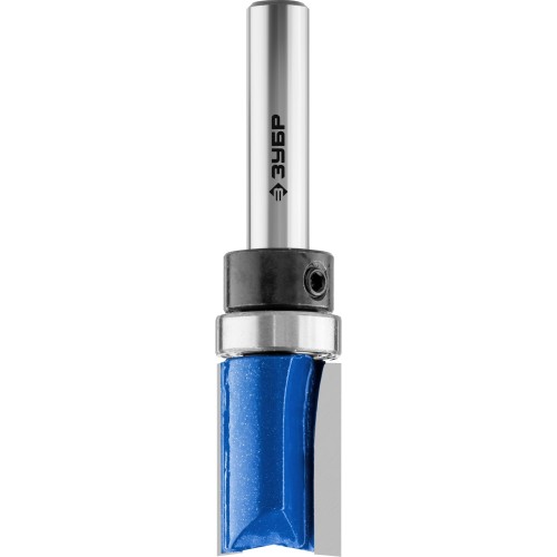 ЗУБР 15.8 x 25.4 мм, хвостовик 8 мм, фреза пазовая прямая с верхним подшипником, Профессионал (28756-15.8-26)