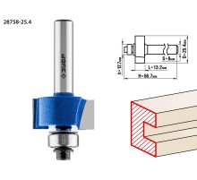 ЗУБР 25.4 x 13 мм, хвостовик 8 мм, фреза фальцевая, Профессионал (28758-25.4)