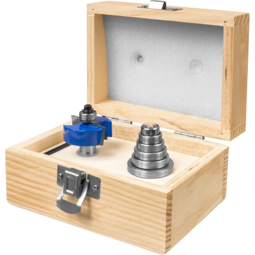 ЗУБР 38.1 x 13 мм, хвостовик 12 мм, фреза четвертная фальцевая с подшипниками, Профессионал (28759-38.1-H6)