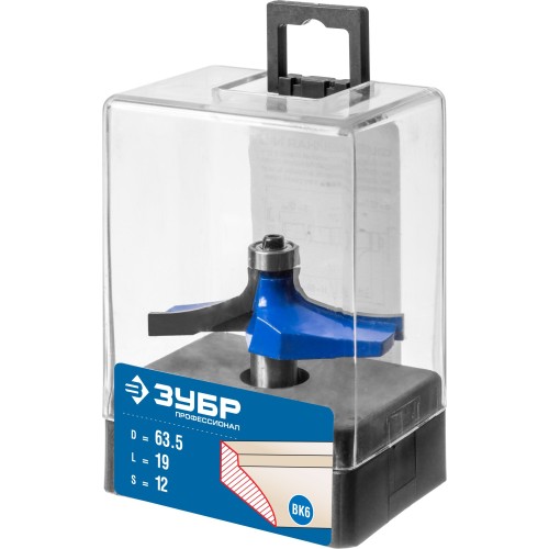 ЗУБР 63.5 x 19 мм, радиус 0 мм, фреза фигирейная №3, Профессионал (28762-63.5)