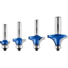 ЗУБР 4 шт, набор профильных фрез по дереву, Профессионал (28795-H4-2)