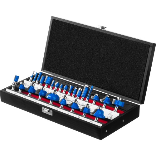 ЗУБР 26 шт, набор профильных фрез по дереву, Профессионал (28796-H26)