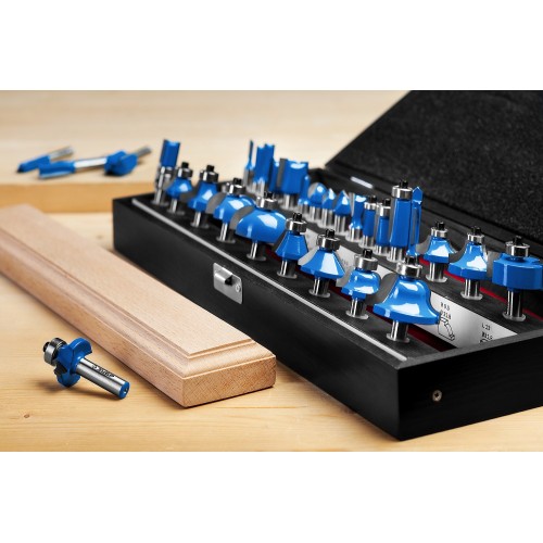 ЗУБР 26 шт, набор профильных фрез по дереву, Профессионал (28796-H26)