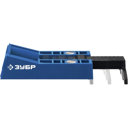 ЗУБР два отверстия, в кейсе, двойной кондуктор для глухих отверстий, Профессионал (30091)