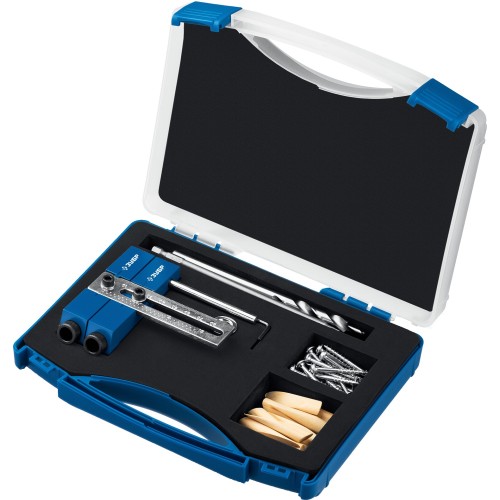 ЗУБР два отверстия, регулируемый кондуктор для глухих отверстий, Профессионал (30081)