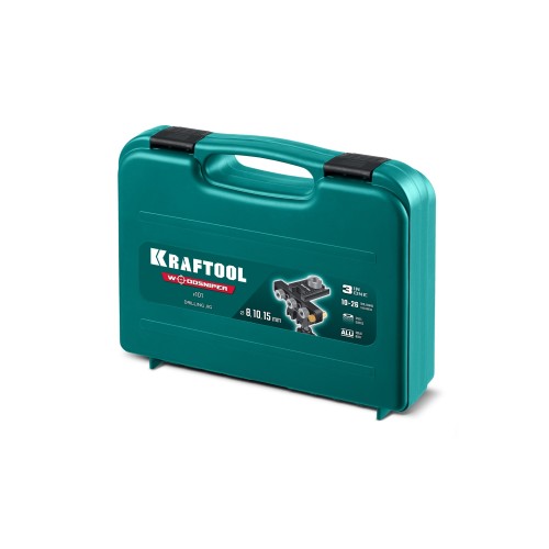 KRAFTOOL Woodsniper 101, ″3-в-1″ кондуктор для эксцентриковых стяжек и шкантов (30072)