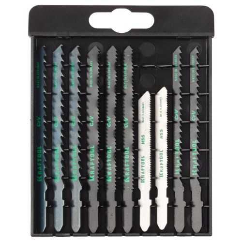 KRAFTOOL EU-хвост., по дереву и металлу, 10 шт, набор полотен (159590-H10)