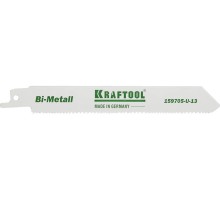 KRAFTOOL S922VF, по дереву и металлу, Bi-Met, шаг 1.8-2.5 мм, 130 мм, полотно для сабельной пилы (159705-U-13)