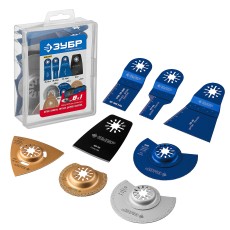 ЗУБР НР-8 UniLock, OIS-хвост., 8 предм., набор насадок для реноватора, Профессионал (15575)