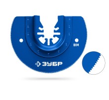 ЗУБР BIM d 87 мм, 18TPI полотно пильное, универсальный чистый рез: твердое дерево, цветные металлы, пластик (15551-87)