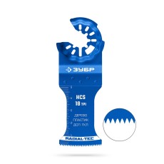 ЗУБР HCS 35x50 мм, 18TPI полотно пильное, чистый рез: дерево, пластик, ДСП, ГКЛ (15571-35-50)
