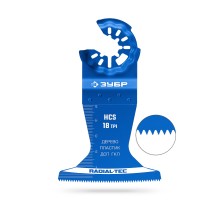 ЗУБР HCS 65x50 мм, 18TPI полотно пильное, чистый рез: дерево, пластик, ДСП, ГКЛ (15571-65-50)