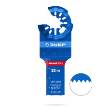 ЗУБР BIM 20x40 мм, 20TPI полотно биметаллическое, чистый рез: металл, твердое дерево, пластик (15574-20-40)