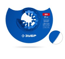 ЗУБР BIM d 85 мм, 21TPI полотно биметаллическое дисковое, чистый рез: твердое дерево, цветные металлы, пластик (15575-85)