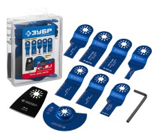 ЗУБР НР-9 UniLock, OIS-хвост., 9 предм., набор насадок для реноватора, Профессионал (15576)