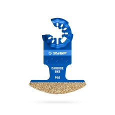 ЗУБР CARBIDE ВК8 Р40, 70x2.6 мм полотно с твердосплавной крошкой: керамика, кирпич, пенобетон (15581-70-2.6)