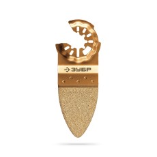 ЗУБР CARBIDE ВК8 Р100, 35x42 мм полотно дельтовидное с твердосплавной крошкой: керамика, кирпич, пенобетон (15582-P100)