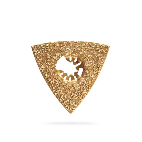 ЗУБР CARBIDE ВК8 Р20, 80 мм полотно треугольное зачистное с твердосплавной крошкой: клей, краска, раствор, кирпич, пенобетон (15583-P20)