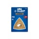 ЗУБР CARBIDE ВК8 Р20, 80 мм полотно треугольное зачистное с твердосплавной крошкой: клей, краска, раствор, кирпич, пенобетон (15583-P20)