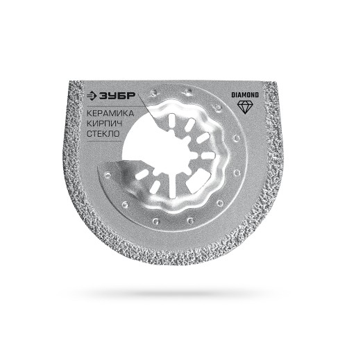 ЗУБР DIAMOND 65x2.2 мм полотно дисковое с алмазным зерном Р40: керамика, мрамор, стекло, кирпич (15584-65)