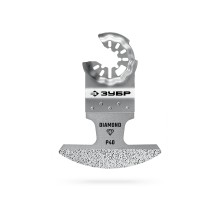ЗУБР DIAMOND 70x2.0 мм полотно с алмазным зерном Р40: керамика, мрамор, стекло, кирпич (15585-70-2.0)
