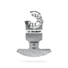 ЗУБР DIAMOND 70x2.0 мм полотно с алмазным зерном Р40: керамика, мрамор, стекло, кирпич (15585-70-2.0)