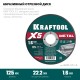 KRAFTOOL X5 Metal 125x1.6 мм по металлу отрезной диск для УШМ (36255-125-1.6)