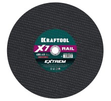 KRAFTOOL X7-EXTREM RAIL 400x4.0 / 25.4 мм по Ж/Д рельсам отрезной диск для бензореза (36258-400-4.0)