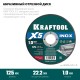 KRAFTOOL X5 INOX 125x1.0 мм по нерж. стали отрезной диск для УШМ (36256-125-1.0)