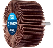 ЗУБР d 80 x 40 мм, P320, на шпильке d 6 мм, круг шлифовальный лепестковый, Профессионал (36604-320)