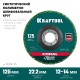 KRAFTOOL 125 х 22.2 мм, диск полимерно-шлифовальный синтетический коралловый (36599-125)