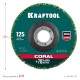 KRAFTOOL 125 х 22.2 мм, диск полимерно-шлифовальный синтетический коралловый (36599-125)