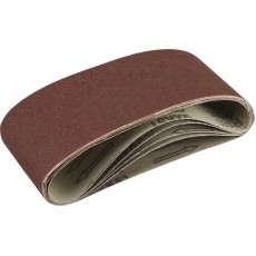 ЗУБР 75х457 мм, P180, лента шлифовальная СТАНДАРТ, для ЛШМ, 5 шт.