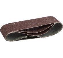 ЗУБР 75х457 мм, P40, лента шлифовальная МАСТЕР, для ЛШМ, 3 шт.