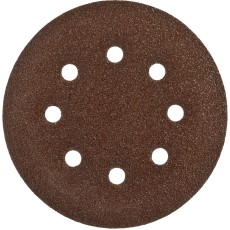 Круг шлифовальный ЗУБР ″СТАНДАРТ″ из абразивной бумаги на велкро основе, 6 отв., Р60, 150мм, 5шт