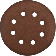 Круг шлифовальный ЗУБР ″СТАНДАРТ″ из абразивной бумаги на велкро основе, 6 отв., Р240, 150мм, 5шт