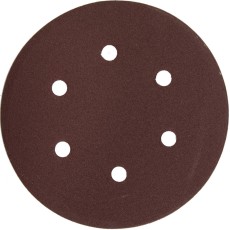 Круг шлифовальный ЗУБР ″Мастер″ универсальный, из абразивной бумаги на велкро основе, 6 отверстий, Р120, 150мм, 5шт