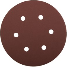 Круг шлифовальный ЗУБР ″Мастер″ универсальный, из абразивной бумаги на велкро основе, 6 отверстий, Р600, 150мм, 5шт