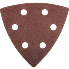 Треугольник шлифовальный ЗУБР ″Мастер″ универсальный на велкро основе, 6 отверстий, Р100, 93х93х93мм, 5шт