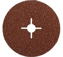 Круг шлифовальный ЗУБР ″ПРОФИ″ фибровый, для УШМ, P24, 125х22мм, 5 листов