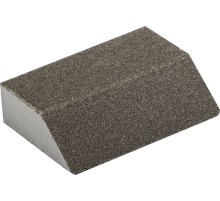 ЗУБР Р80, 100 х 68 х 42 х 26 мм, водостойкая, четырехсторонняя шлифовальная губка (35613-080)