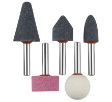 ЗУБР 5 предм., хвостовик d 6 мм, набор абразивных минишарошек-насадок (35994-H5)