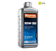 KRAFTOOL 10W-30, 1 л, полусинтетическое масло для 4-тактных двигателей (41513-1)